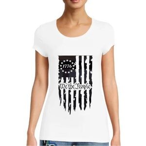 We The People American Flag Women’s Short Sleeve T Shirt